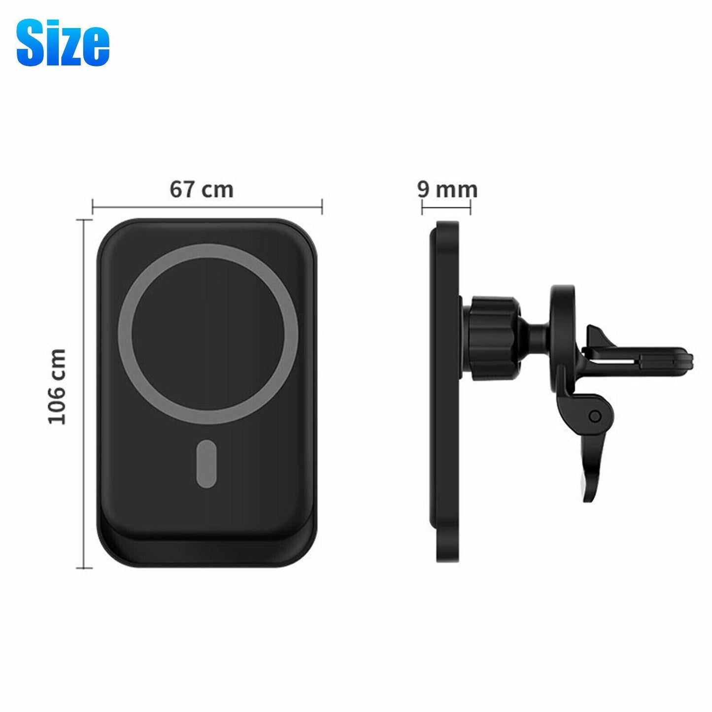 Magnetic Wireless Chargers Car Air Vent Stand Phone Holder Mini QI Fast Charging Station For Phone