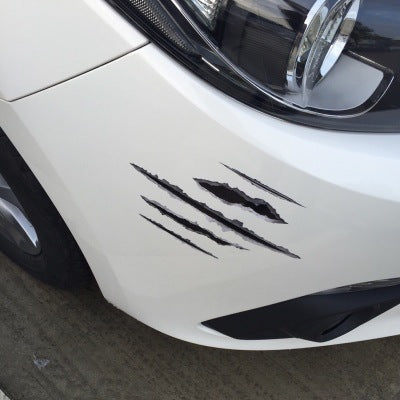 Simulation Bullet Hole Scratches Cover Decorative Car Stickers Cracks Modified 3d Creative Waterproof