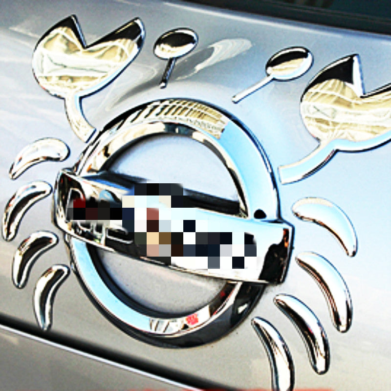 Funny 3D Car Sticker PVC Flexible Plastic