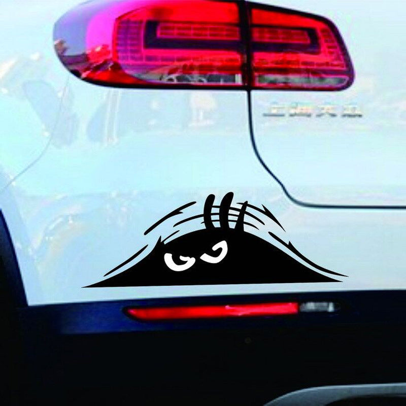 Sand Dune  Car Sticker Peeking Elf Car Sticker Reflective Waterproof Sticker