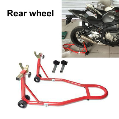 Lifting And Lowering Maintenance Tools For Motorcycle Front And Rear Wheels