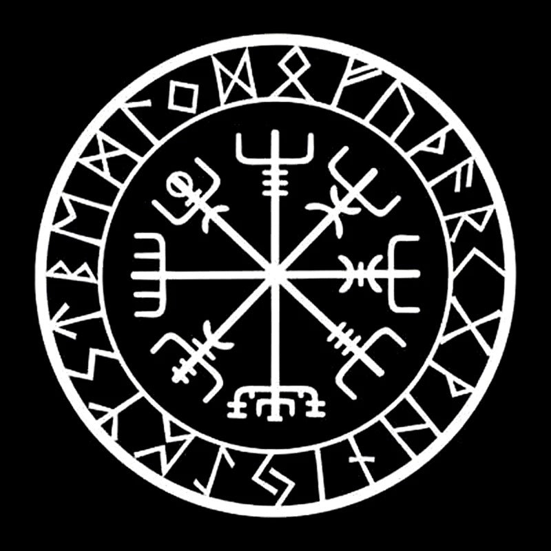 Creative Compass Rune Vinyl Car Styling Decal