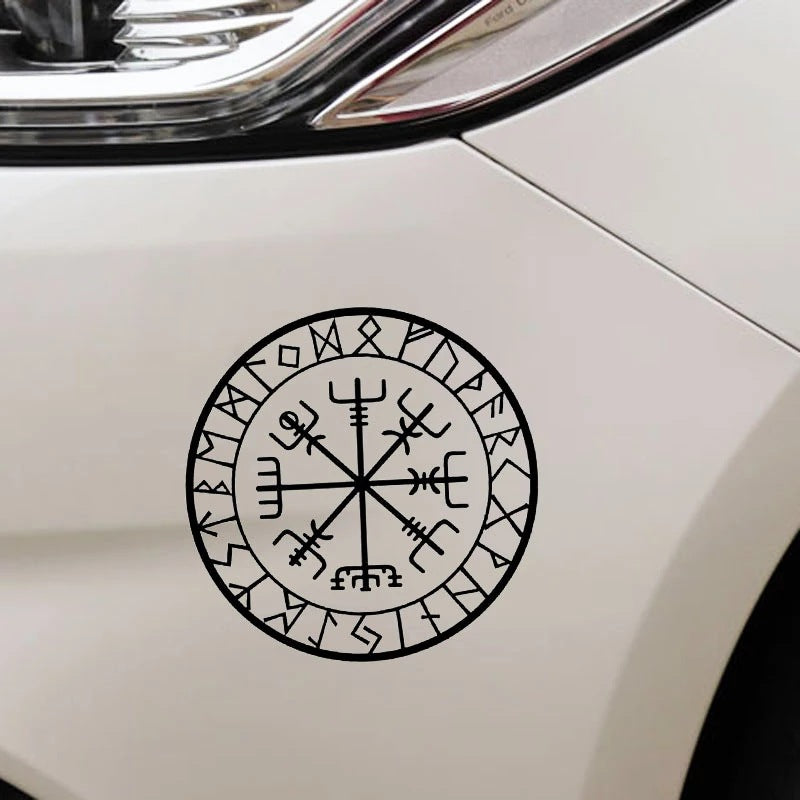 Creative Compass Rune Vinyl Car Styling Decal