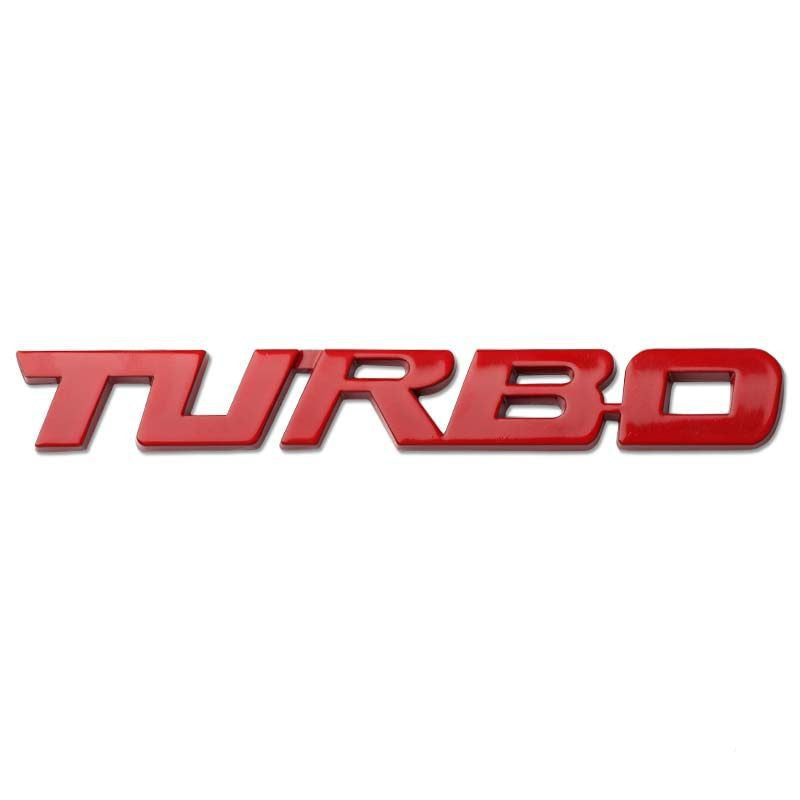 Metallic Personality SPORTS TURBO Decorative Car Logo