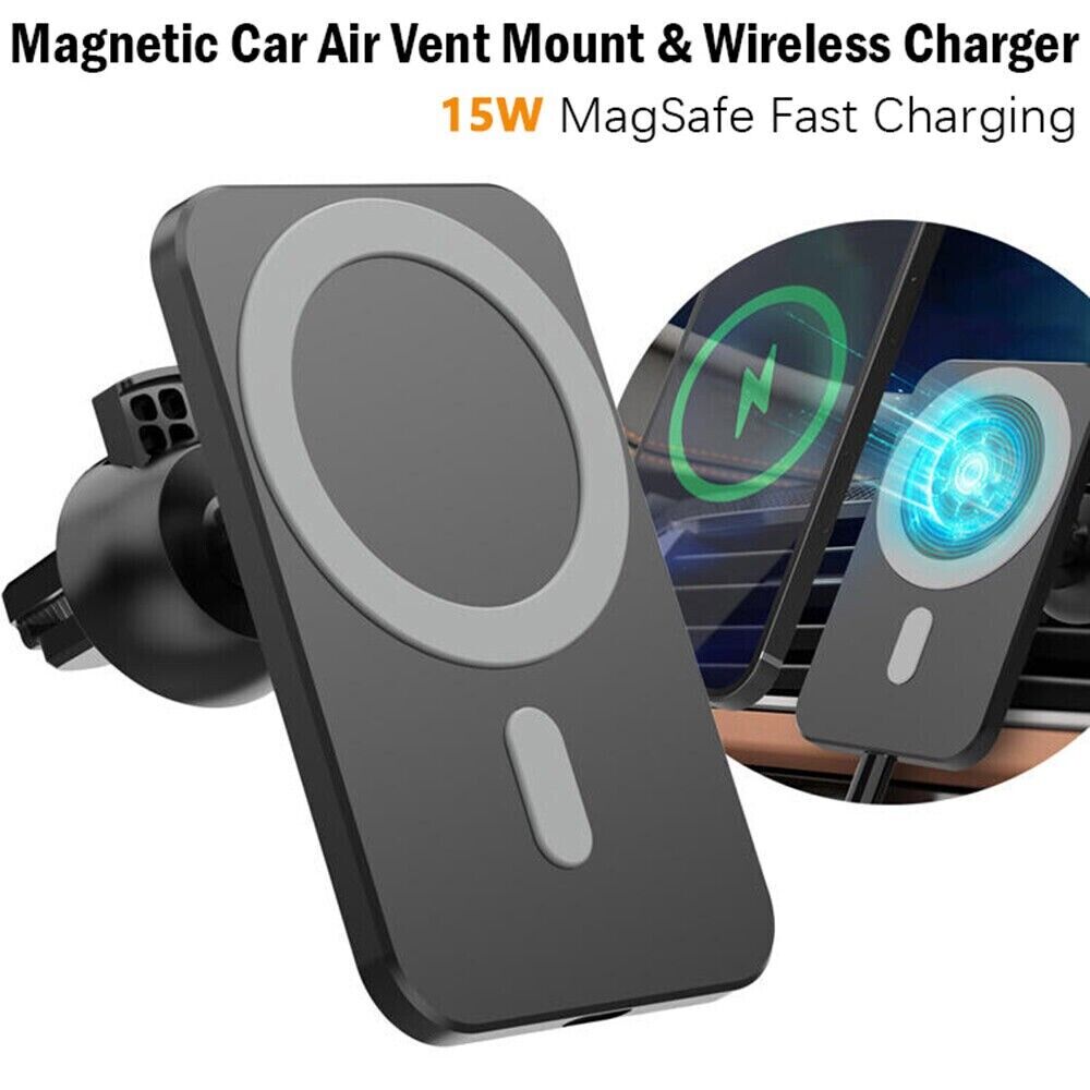 Magnetic Wireless Chargers Car Air Vent Stand Phone Holder Mini QI Fast Charging Station For Phone