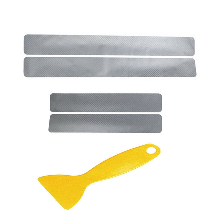 Car Universal Threshold Carbon Fiber Stickers Door Protection Stickers