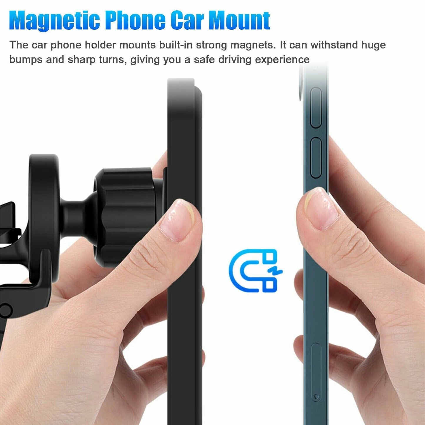 Magnetic Wireless Chargers Car Air Vent Stand Phone Holder Mini QI Fast Charging Station For Phone