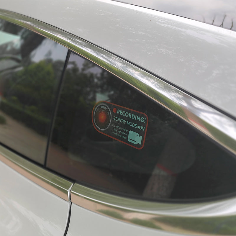 Suitable For Car Sentry Mode Warning Stickers