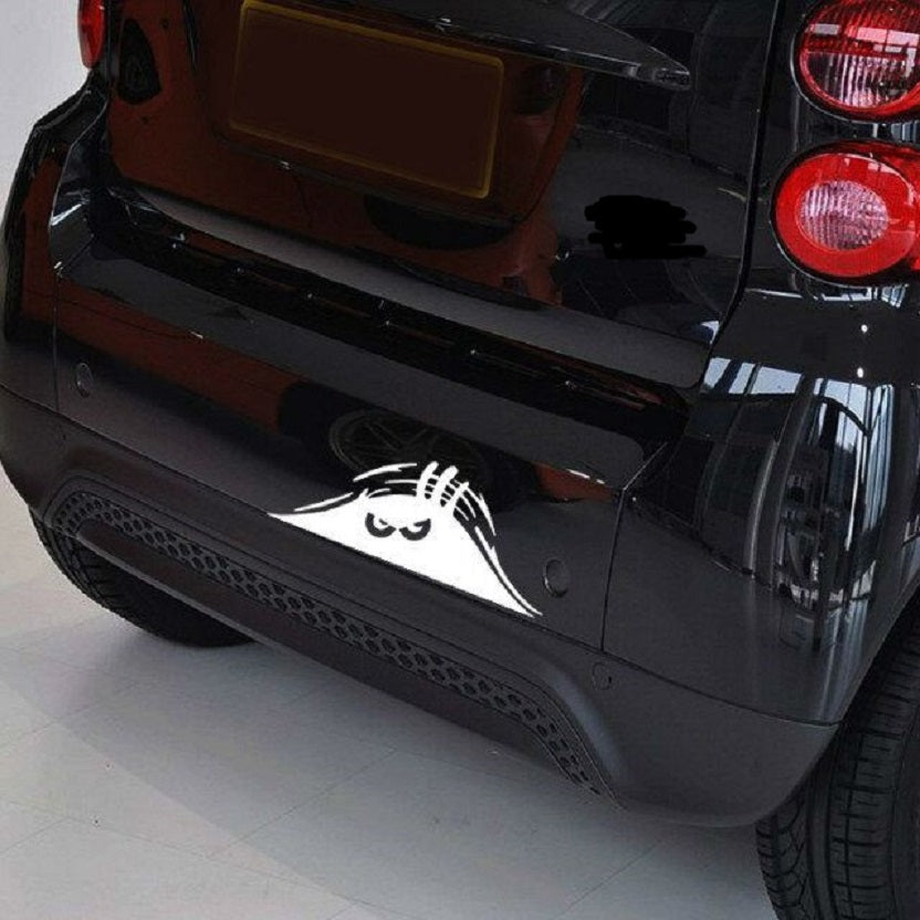 Sand Dune  Car Sticker Peeking Elf Car Sticker Reflective Waterproof Sticker