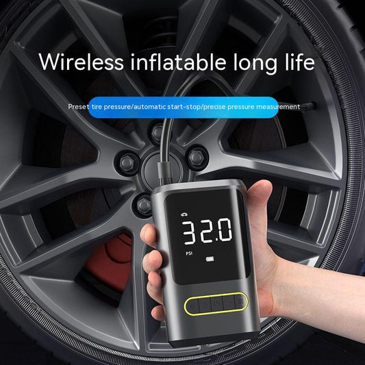 Handheld Wireless Charging Digital Display Vehicle Air Pump