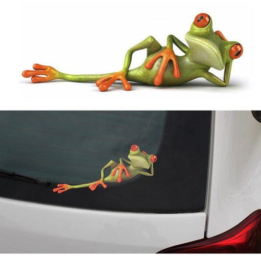 Car Body Scar Cover Funny Frog Sticker