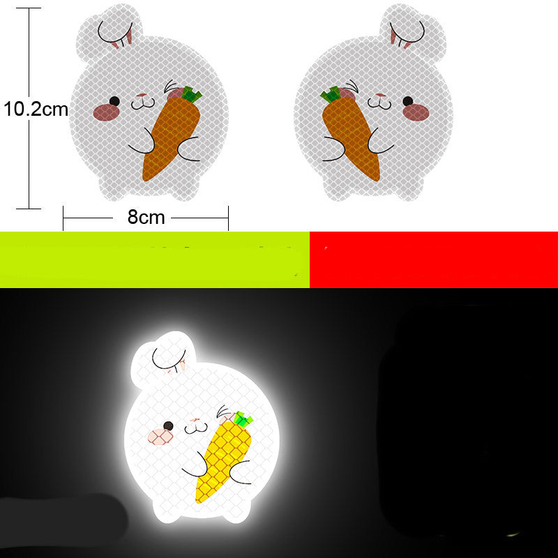 Reflective Sticker Automobile Motorcycle Warning Signs